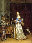 TERBORCH, Gerard Lady at her Toilette atf oil painting